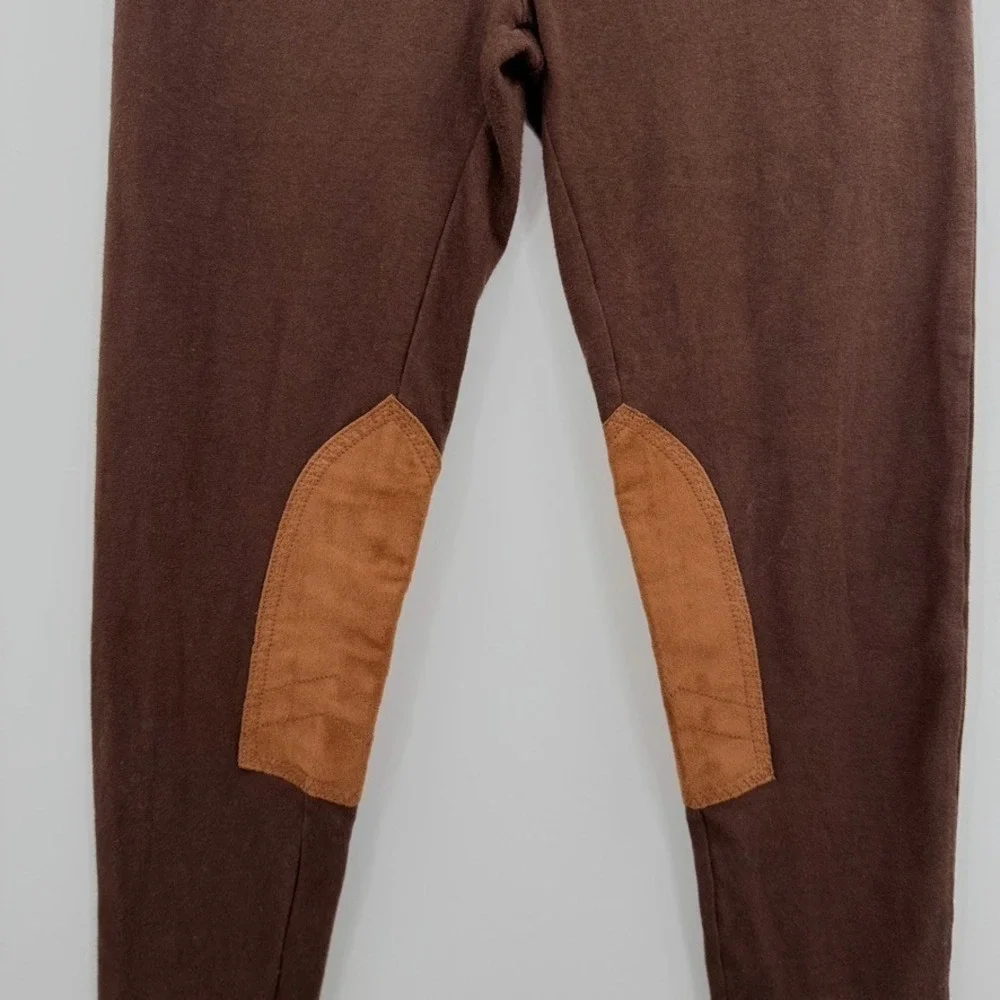 Ralph‎ Lauren Equestrian Inspired Jersey Brown Legging Pants GIrls' 16 XL - Picture 5 of 12